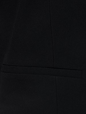 Prsluk s draperijom Nina Ricci crna