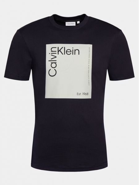 Marškinėliai Calvin Klein mėlyna
