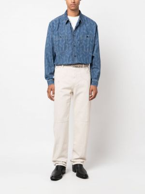 Bavlněné rovné kalhoty Marant