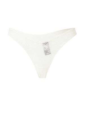 Chiloți tanga de lână Calvin Klein Underwear alb