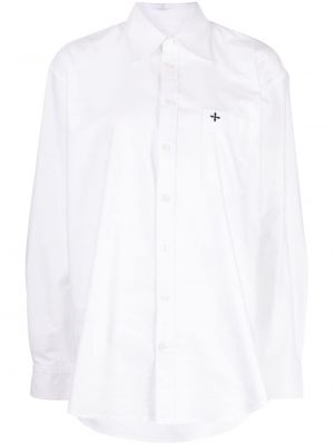 Βαμβακερό πουκάμισο Smfk λευκό