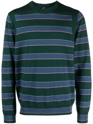 Пуловер от мерино вълна Ps Paul Smith зелено