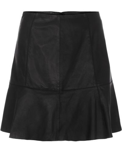 Kožená sukňa Y.a.s čierna