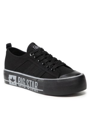 Chaussures de ville à motif étoile Big Star Shoes noir