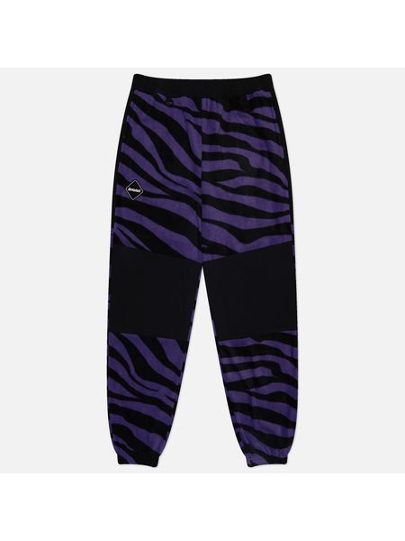 Флисовые брюки с принтом зебра F.c. Real Bristol фиолетовые