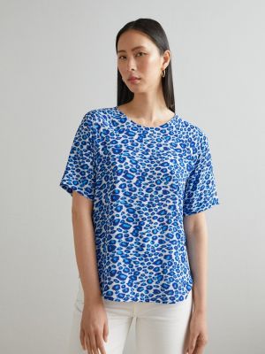 Блузка Marks & Spencer синяя