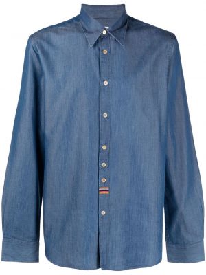 Camisa con bordado Paul Smith azul