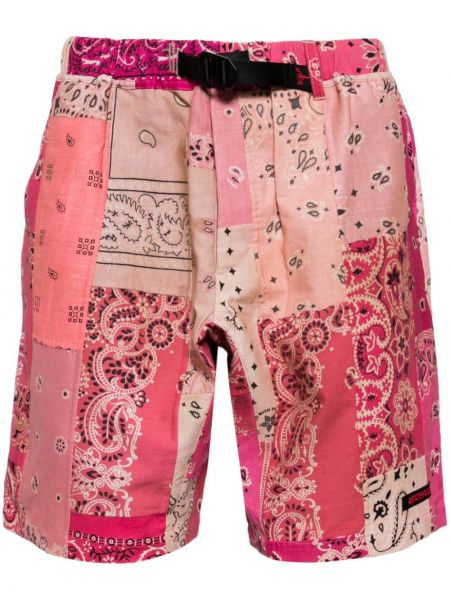 Pamučne bermuda kratke hlače s printom Readymade ružičasta