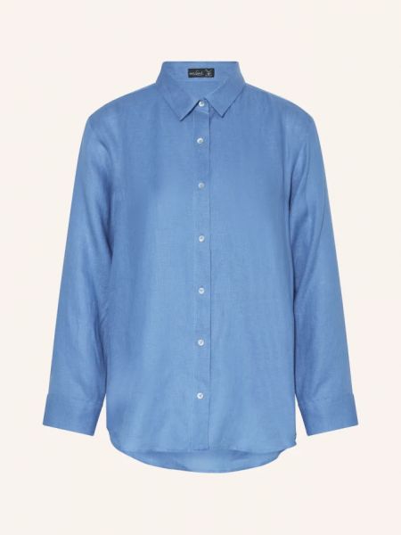 Льняная блузка Van Laack синяя