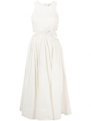 Вечерна рокля с пайети Aje бяло