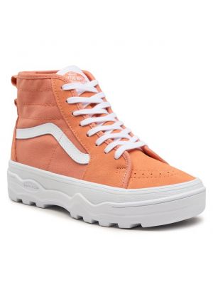 Sneakerși Vans portocaliu