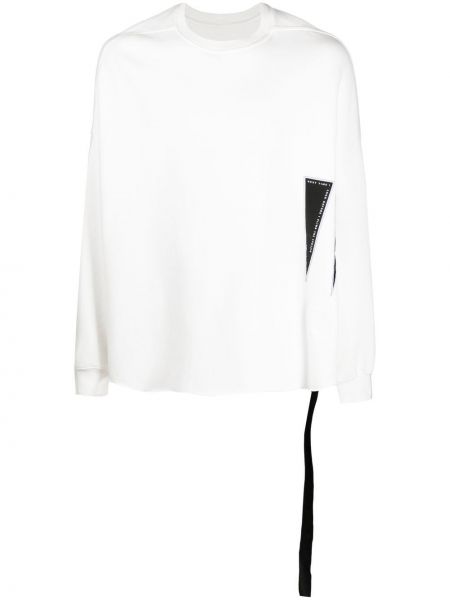 Brodert sweatshirt Rick Owens hvit