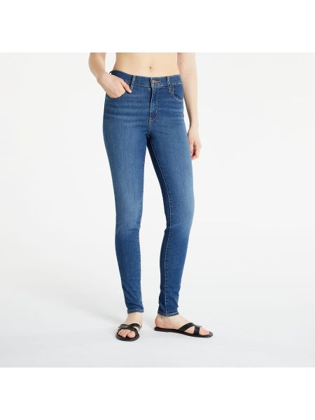Modré skinny džíny s vysokým pasem Levi's ®