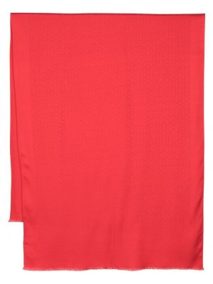 Sciarpa in tessuto jacquard Ferragamo rosso