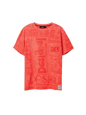 T-shirt Desigual rouge