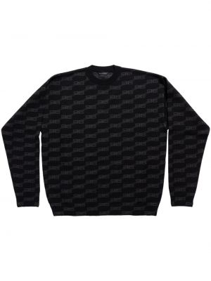 Пуловер Balenciaga черно