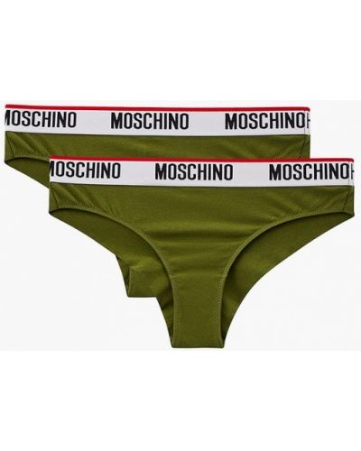 Трусы Moschino Underwear, зеленый