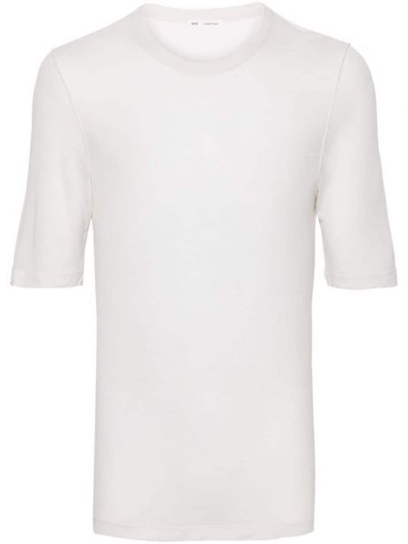 Transparente lyocell t-shirt Ami Paris grau
