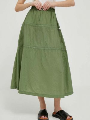 Midi suknja Deha zelena
