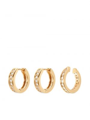 Σκουλαρίκια με πετραδάκια Roxanne Assoulin χρυσό