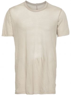 T-shirt en coton Rick Owens gris