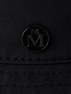 Bavlněný klobouk Maison Michel černý