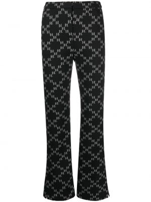 Pantaloni in tessuto jacquard Karl Lagerfeld