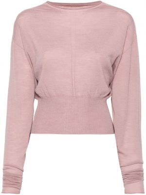 Vilnas džemperis Rick Owens rozā
