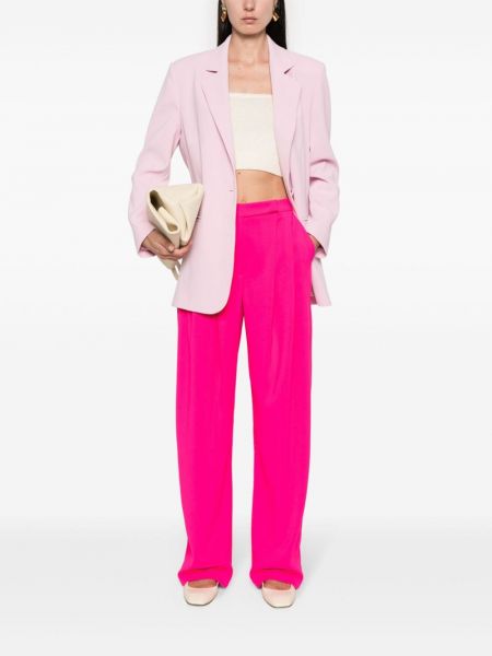 Hose ausgestellt mit plisseefalten Pinko pink
