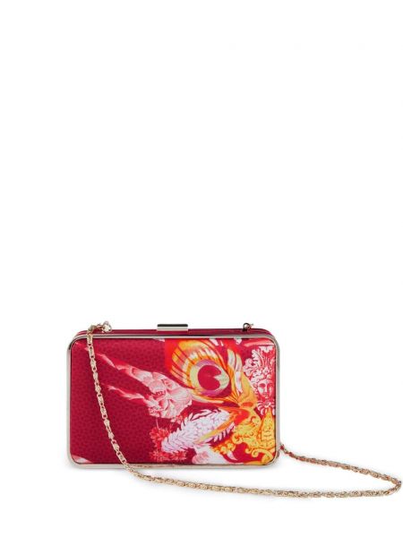 Blomstret clutch Shanghai Tang rød