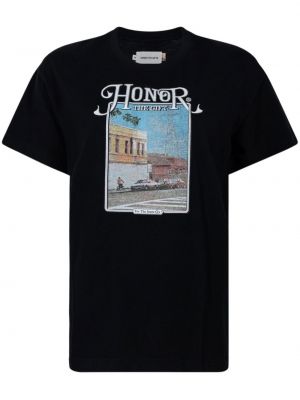 Marškinėliai Honor The Gift juoda