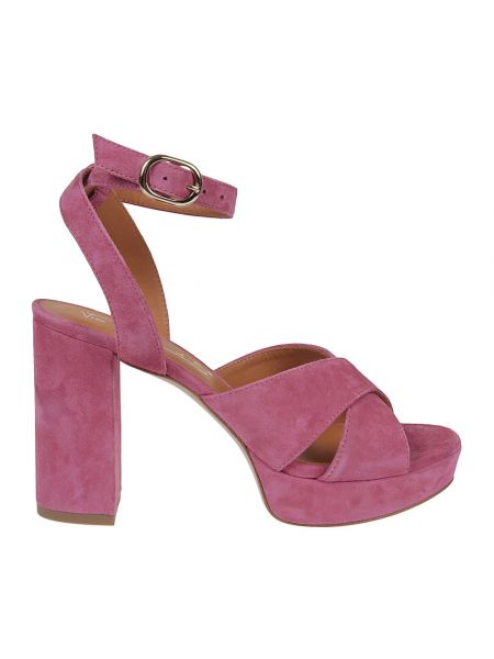 Wildleder sandale Via Roma 15 pink