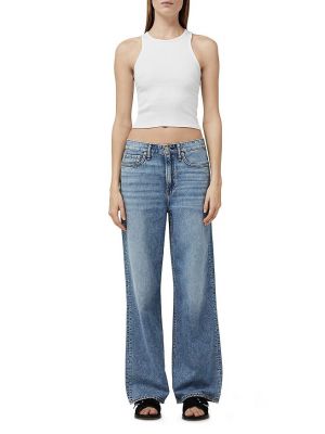 Широкие джинсы с высокой посадкой Logan в цвете Audrey rag & bone