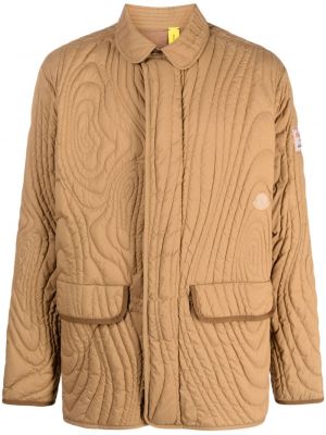 Pernata jakna Moncler smeđa