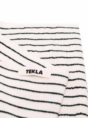 Mustriline triibuline puuvillased hommikumantel Tekla