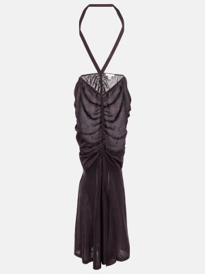 Džerzej dlhá sukňa Alaã¯a čierna
