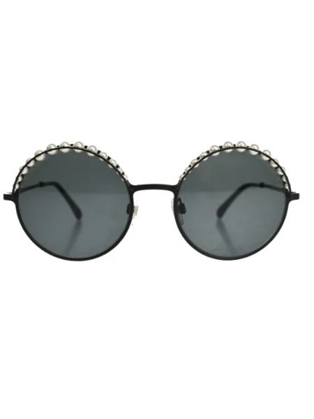 Okulary przeciwsłoneczne retro Chanel Vintage czarne