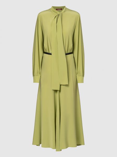 Шовкова сукня Max Mara зелена