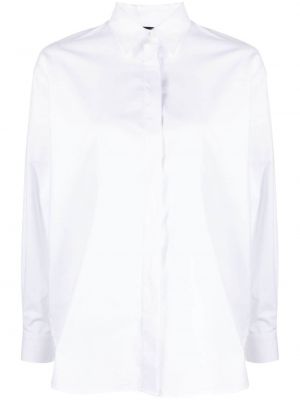 Bavlněná košile s výšivkou Pinko bílá