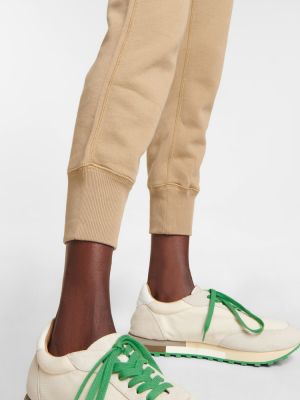 Bavlnené teplákové nohavice Polo Ralph Lauren zelená