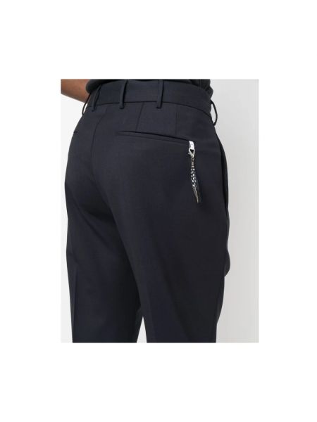 Pantalones de lana slim fit Pt01 azul