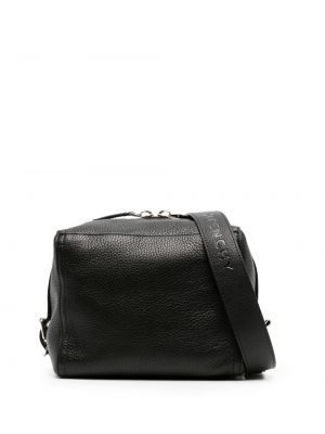 Δερμάτινη τσάντα χιαστί Givenchy μαύρο