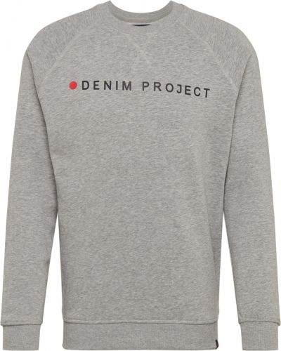 Majica s melange uzorkom Denim Project siva