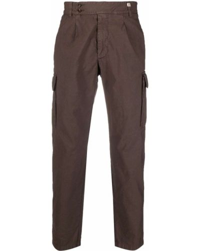 Pantalones cargo ajustados Myths marrón