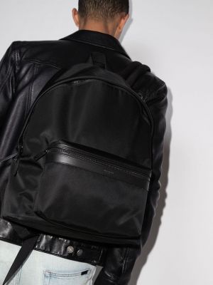 Kožený batoh Saint Laurent černý