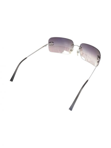 Okulary przeciwsłoneczne gradientowe Chanel Pre-owned szare