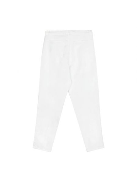 Pantalón clásico de algodón Comme Des Garçons blanco