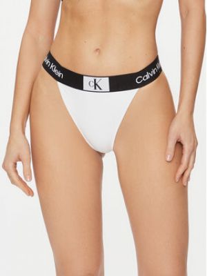 Plavky Calvin Klein Swimwear bílé