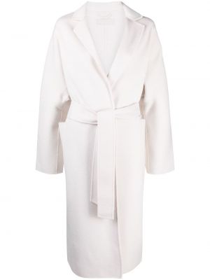 Кашемировое пальто с завязками 12 Storeez, белый