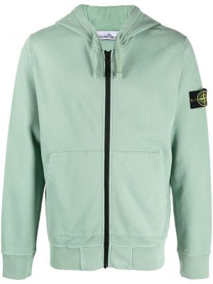 Zip hettegenser Stone Island grønn